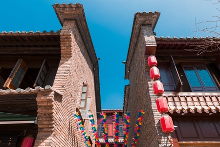 昆明老街-南屏街-步行街-景星花鸟市场-房屋 图片素材