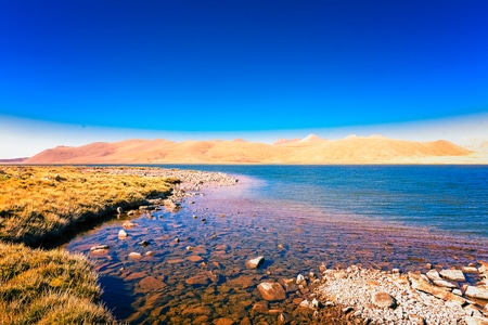 进藏路-阿里-色彩鲜艳-湖-风景 图片素材