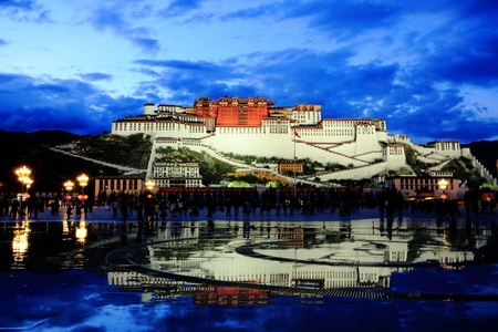 藏地-旅行-光影-风光-布达拉宫 图片素材