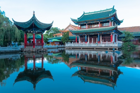 建筑-纪实-春城-昆明-仿古建筑 图片素材
