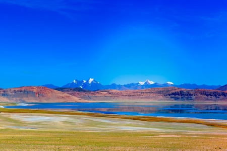 进藏路-阿里-色彩鲜艳-湖-风景 图片素材