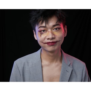 小丑妆-男孩-男人-男性-小丑妆 图片素材