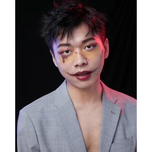 小丑妆-男孩-男人-男性-小丑妆 图片素材