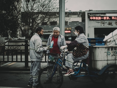 疫情当前-生活-户外-抓拍-扫街 图片素材