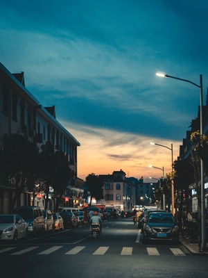 夜景-夜晚-抓拍-扫街-浙江 图片素材