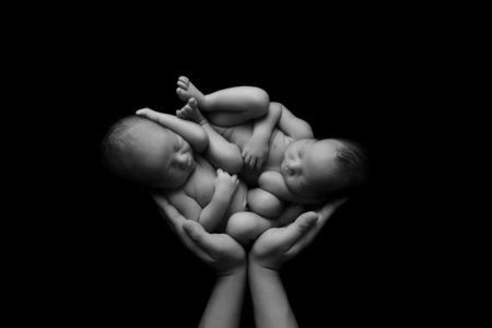新生儿摄影-我的2019-人像-黑白-室内 图片素材