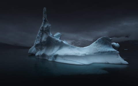 旅行-海边-格陵兰冰山-山-冰山 图片素材