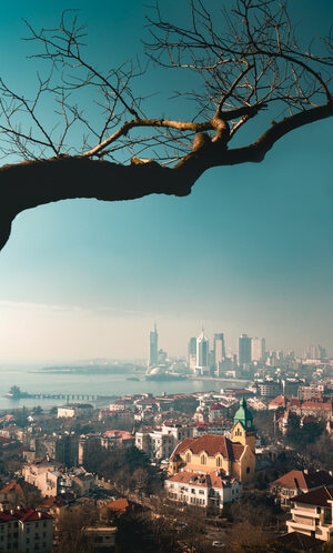 壁纸-旅行-海边-城市-小镇 图片素材