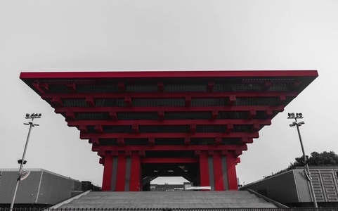 旅行-建筑-上海-魔都-上海世博会中国国家馆 图片素材
