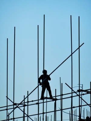 工人-建筑工地-剪影-工人-建筑工地 图片素材