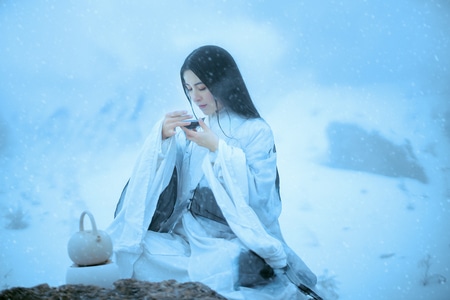 她说-中国风-古风-你好2020-摄影师不可说 图片素材