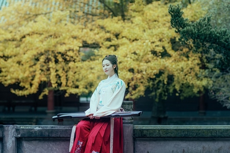 美女-人像写真-人像-小清新-中国风 图片素材
