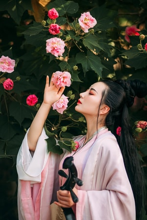 汉服-古风-中国风-摄影师不可说-美女 图片素材
