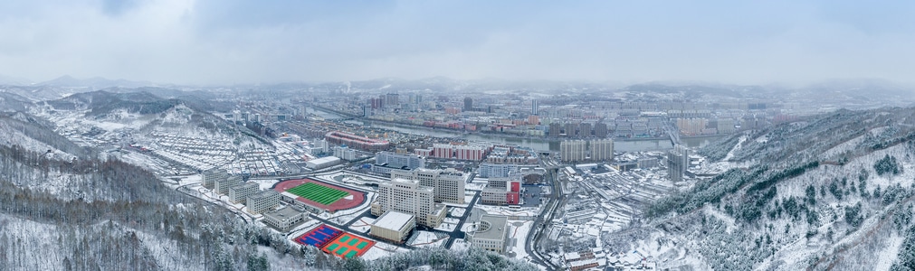 城市色彩-白山市-风光-中国-我要上封面 图片素材