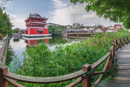 我要上封面-旅行-风景-五凤楼-洛带 图片素材