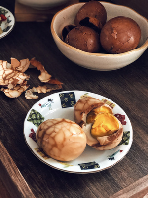 早餐-营养粥-茶叶蛋-日常-早餐 图片素材
