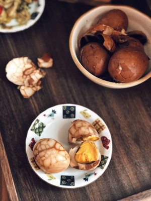 早餐-营养粥-茶叶蛋-日常-早餐 图片素材