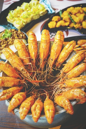 美食-食物-静物-胡椒虾-台湾 图片素材
