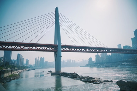 旅行-小众-ins风-东水门大桥-大桥 图片素材
