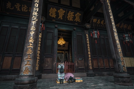 人文-街拍-寺庙-古庙-门堂 图片素材