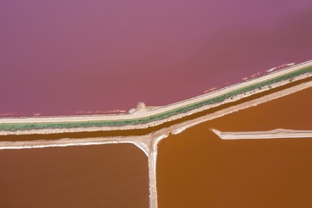 大自然-澳洲-道路-湖-湖水 图片素材