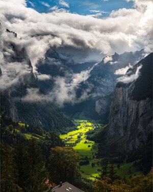 旅行-徒步-阿尔卑斯山-自然-风光 图片素材