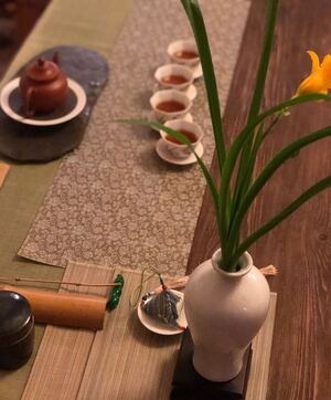 北京市-手机摄影-茶-安康席-花 图片素材