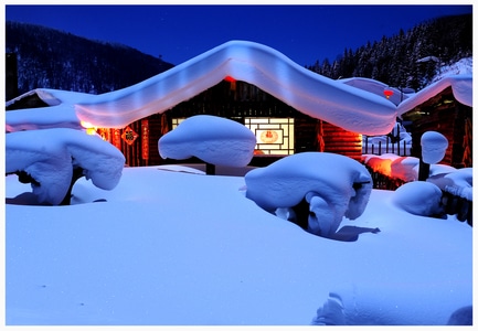旅行-风光-东北-雪景-首发 图片素材