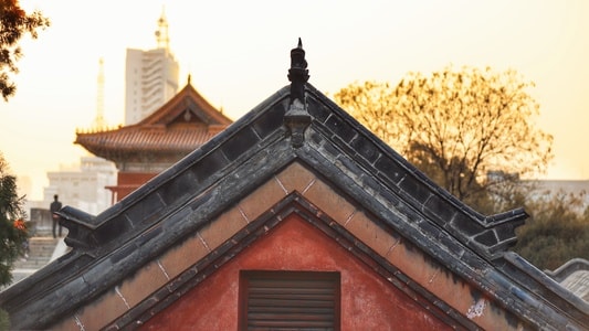 古建-随拍-天空-色彩-屋顶 图片素材