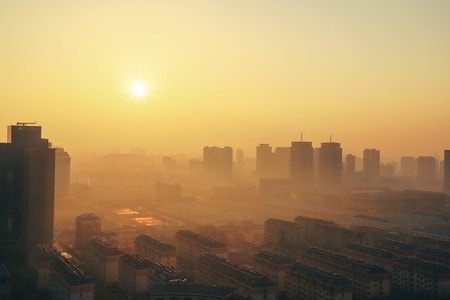 色彩-天空-建筑-光影-视角 图片素材