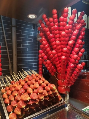 你好2020-美食-长安-美食-葫芦串 图片素材