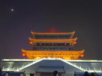 你好2020-美食-长安-古建筑-阁楼 图片素材