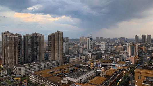 天气-城市-风景-iphone-xs 图片素材