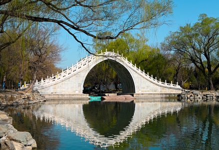 春天-你好2020-大自然-我要上封面-桥 图片素材