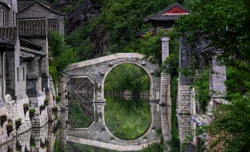 古北水镇-桥-建筑-风光-旅游 图片素材