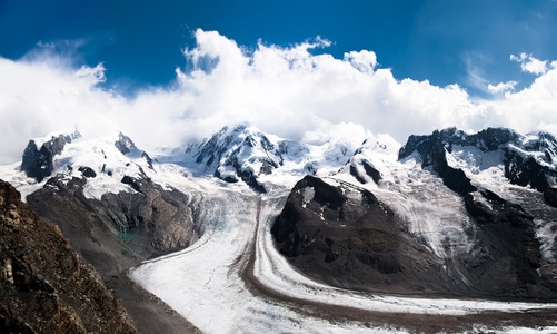 绿色地球-雪山-自然-云-旅行 图片素材