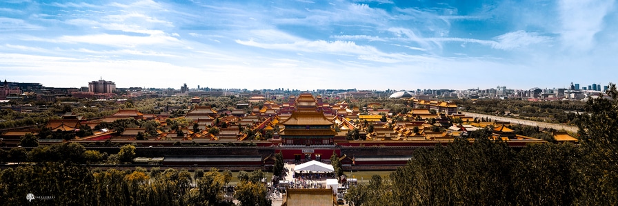 风光-建筑-古建筑-紫禁城-全景图 图片素材