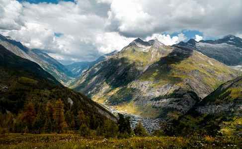 自然-影-旅行-山-阿尔卑斯山 图片素材