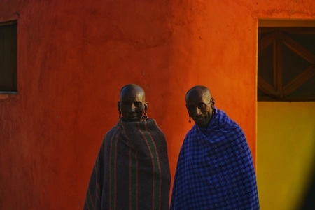 非洲-旅行-男人-部落-一群人 图片素材