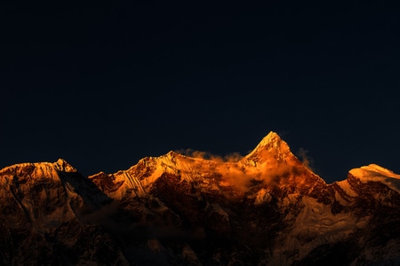 西藏-风光-旅游-雪山-南迦巴瓦峰 图片素材