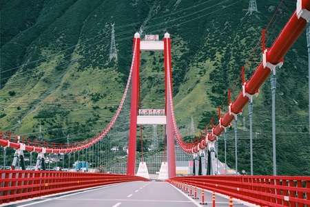 祖国-超级工程-桥-建筑-大渡河大桥 图片素材