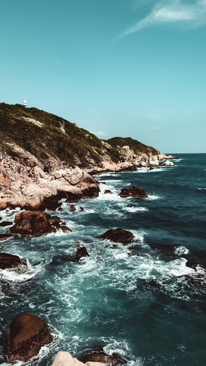 大海-海岸-岩石-风光-自然 图片素材