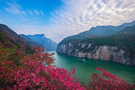 三峡-重庆-红叶-夔门-奉节 图片素材