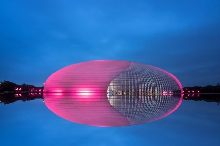 风光￼-户外-建筑￼-国家大剧院-建筑 图片素材