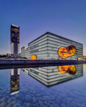 风光-上海滩-建筑-房屋-湖 图片素材
