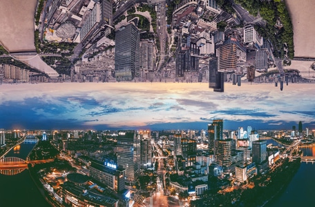 我要上封面-宁波-宁波市-城市-航拍 图片素材