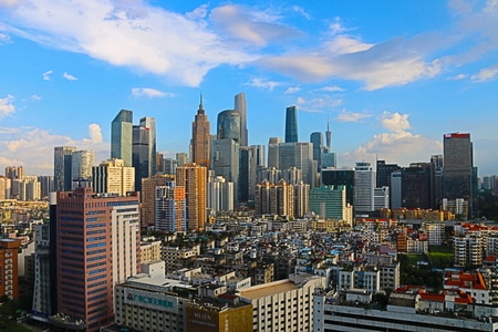中央商务区-城市-广州-建筑-城市 图片素材