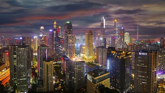 广州-城市-建筑-中央商务区-建筑 图片素材