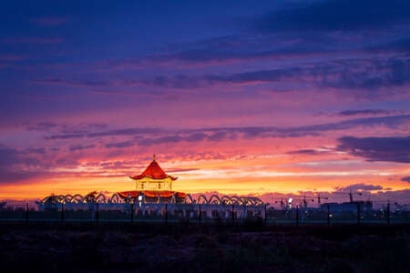 上帝视角-夜色-城市-美景-风景 图片素材