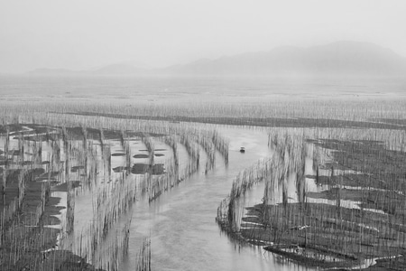 风光-福建-霞浦-小舟-小船 图片素材